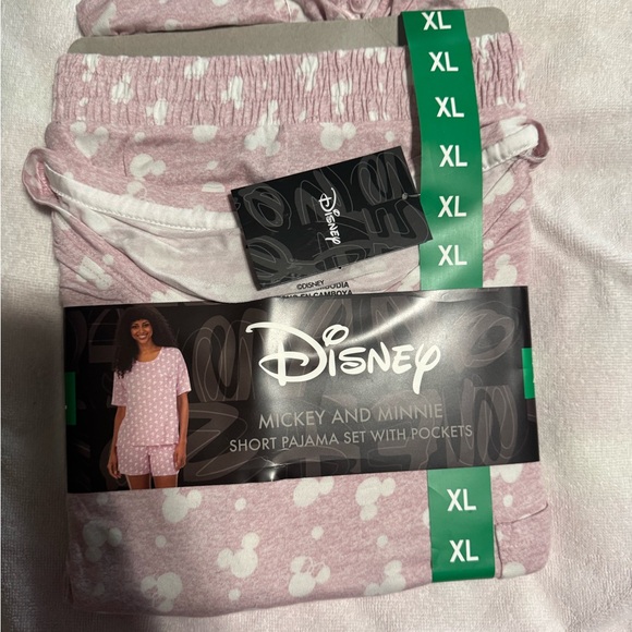 Disney Other - Mickey and Minnie Short Pjs